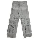 FW - Y2K UTILITY CARGO DENIM PANTS